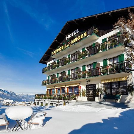 Hotel Le Caprice Des Neiges Combloux Eksteriør bilde