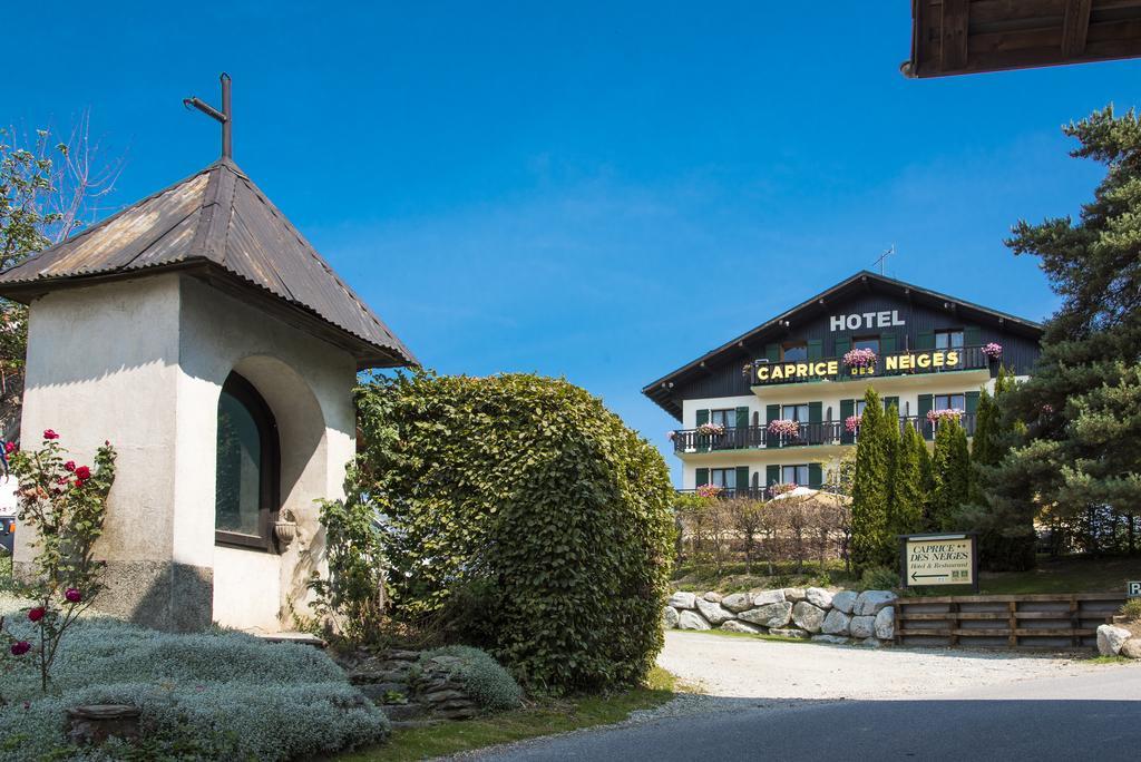 Hotel Le Caprice Des Neiges Combloux Eksteriør bilde