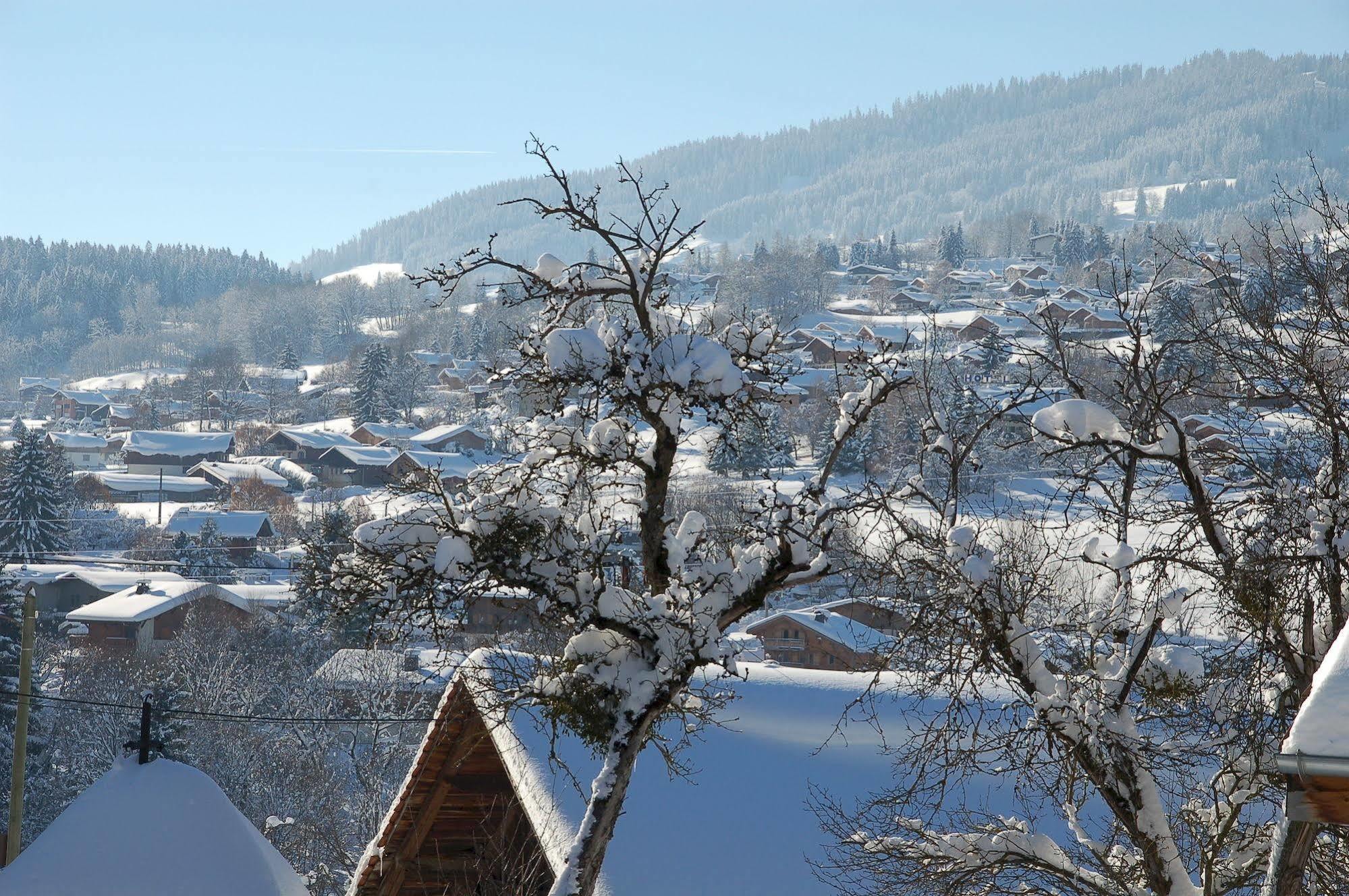 Hotel Le Caprice Des Neiges Combloux Eksteriør bilde