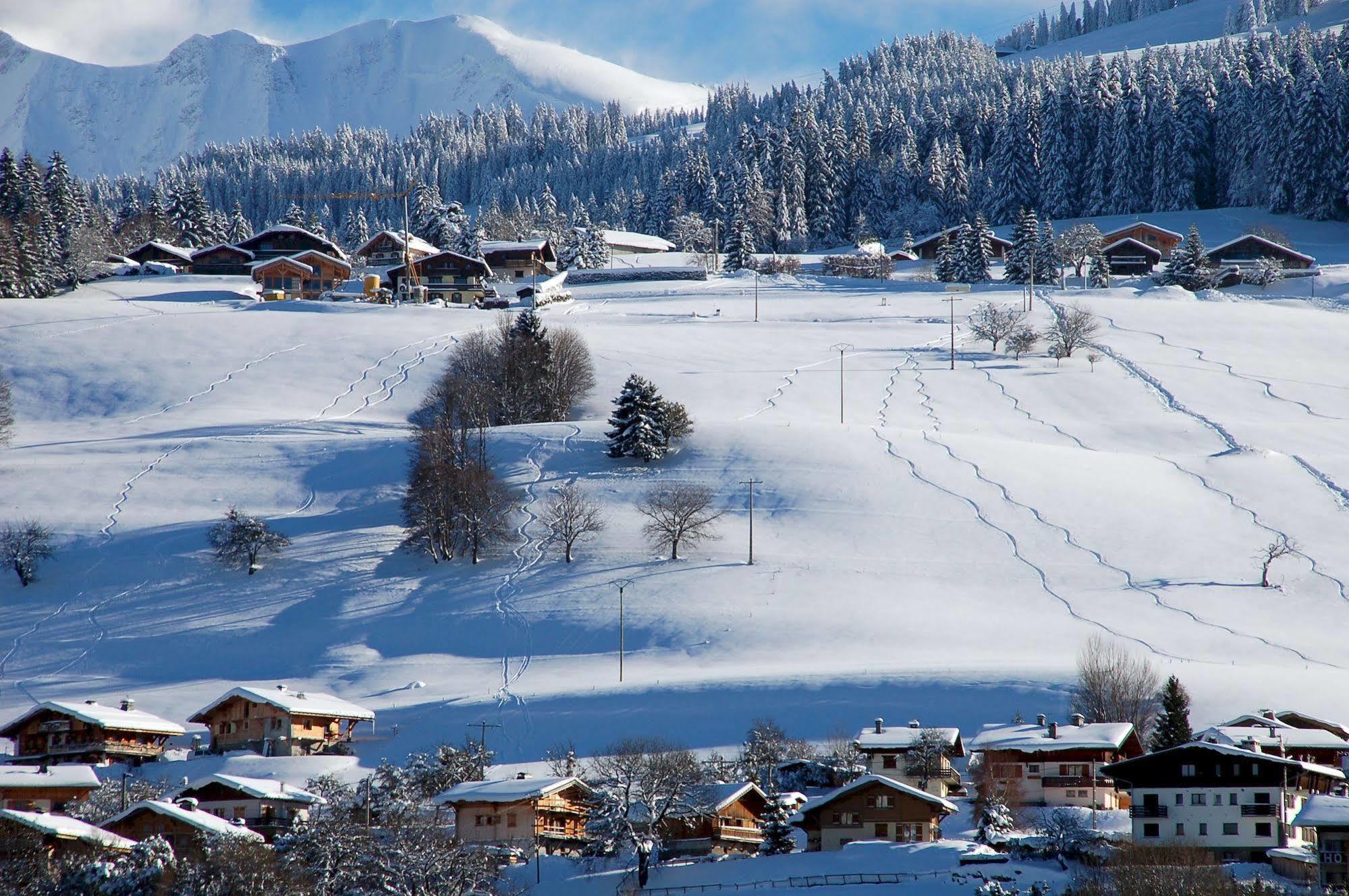 Hotel Le Caprice Des Neiges Combloux Eksteriør bilde